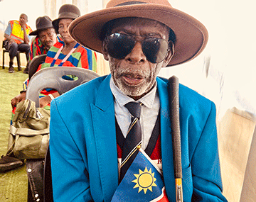 Elderly spends last savings on Nujoma