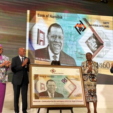 Geingob’s N$60 commemorative banknote launched