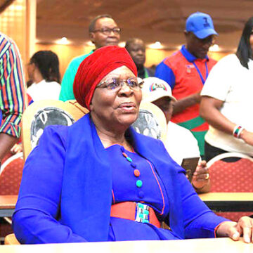 A mother at the steering wheel 