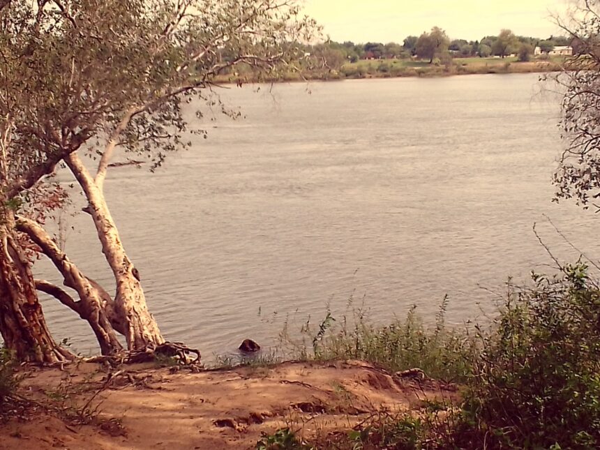 Zambezi River rising