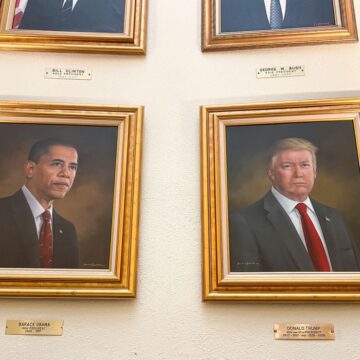 Artist of ‘distorted’ portrait says Trump complaint harming business