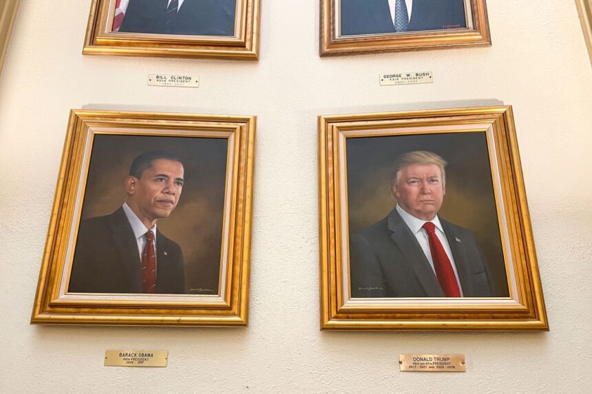 Artist of ‘distorted’ portrait says Trump complaint harming business