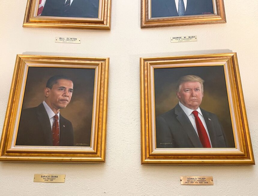 Artist of ‘distorted’ portrait says Trump complaint harming business