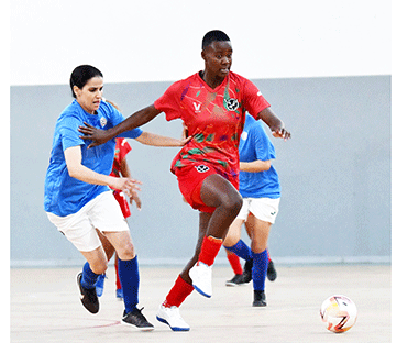 Futsal team intensifies training 