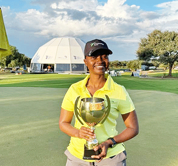 Samuels shines with Easter Cup golf tournament win