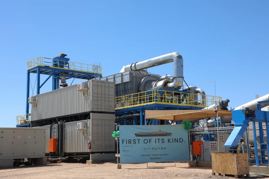 HyIron Oshivela plant opening ushers in a green industry