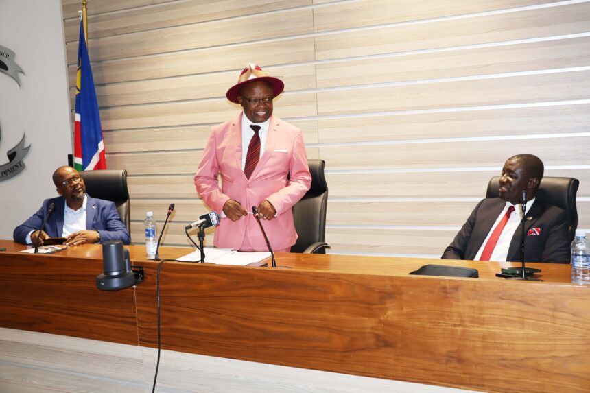 //Khamuseb takes charge of Otjozondjupa 