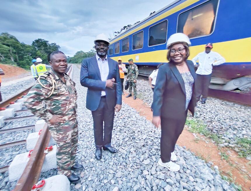 Gabon’s sole train on tricky track to modernity