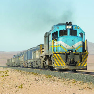 N$1b TransNamib locomotive tender blocked
