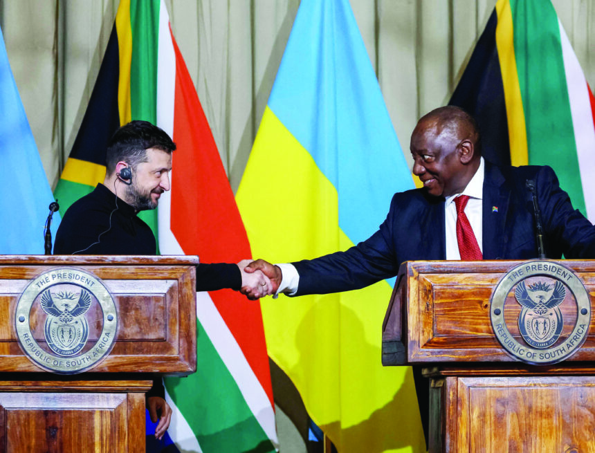 Zelensky cuts short South Africa trip after Kyiv attack 