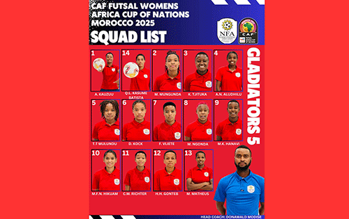 Futsal team to depart tomorrow