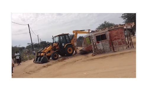 Omaruru municipality destroys tuck shop