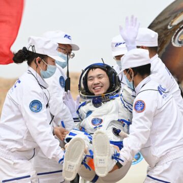 China’s Shenzhou 19 astronauts return to Earth