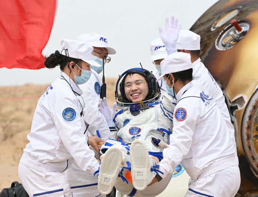 China’s Shenzhou 19 astronauts return to Earth
