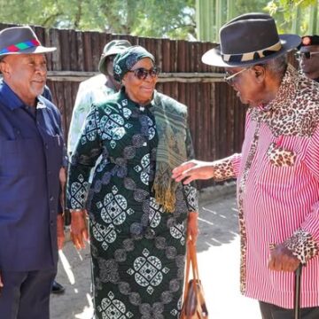 NNN visits former president Pohamba at Okanghudi