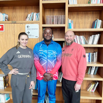 Swimming jpg Namibian, German clubs hunt for raw visually-impaired talent