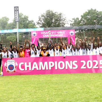 Zambia jpg Zambia reign supreme as Cosafa U/17 champions …Lebang claims golden boot