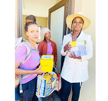 Jessica High Five donates to schools and marginalised