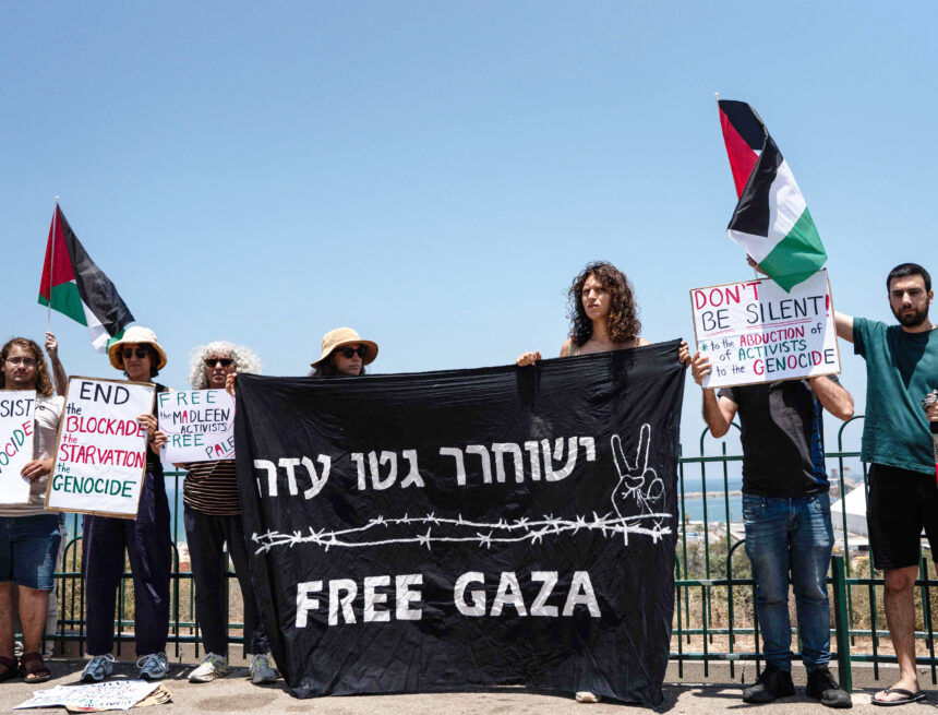 ISRAEL-PALESTINIAN-CONFLICT-AID Israel diverts Gaza bound aid boat carrying Thunberg