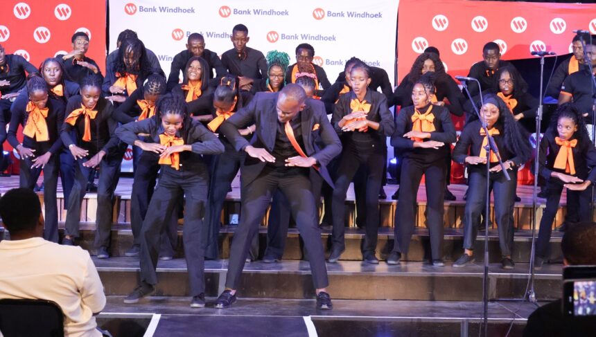 Choristers praise the Bank Windhoek Choral Festival