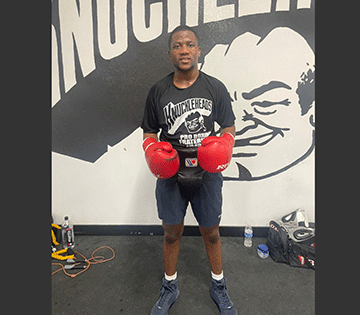 Nangolo embraces intense Vegas training ahead of title fight 