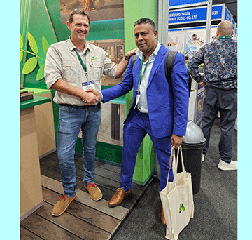 Acacia-Composites represent Namibia at WoodEX for Africa