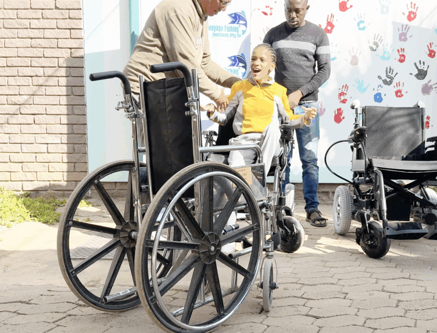 Wheelchair 3 Learners empowered with electric wheelchairs