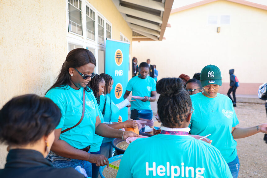 FNB staff serve hope through meals