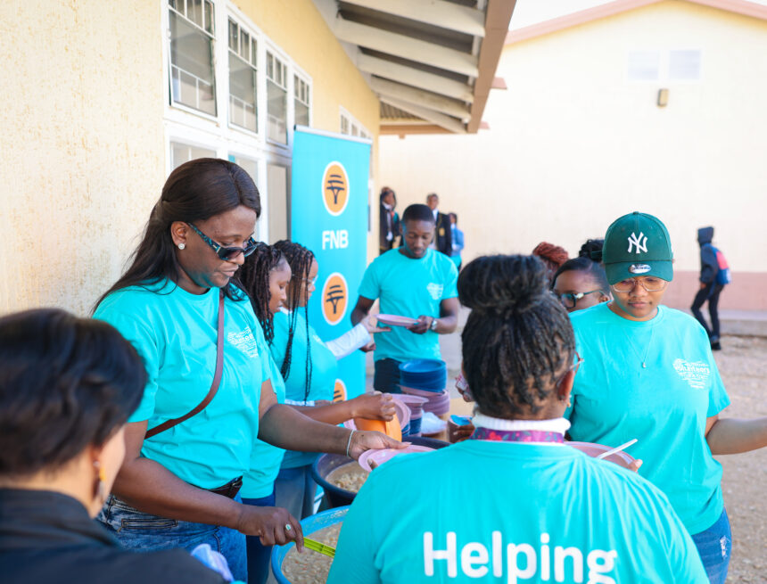 FNB staff serve hope through meals