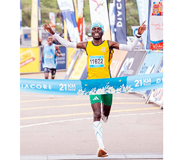 Matheus clinches bronze in Botswana half marathon