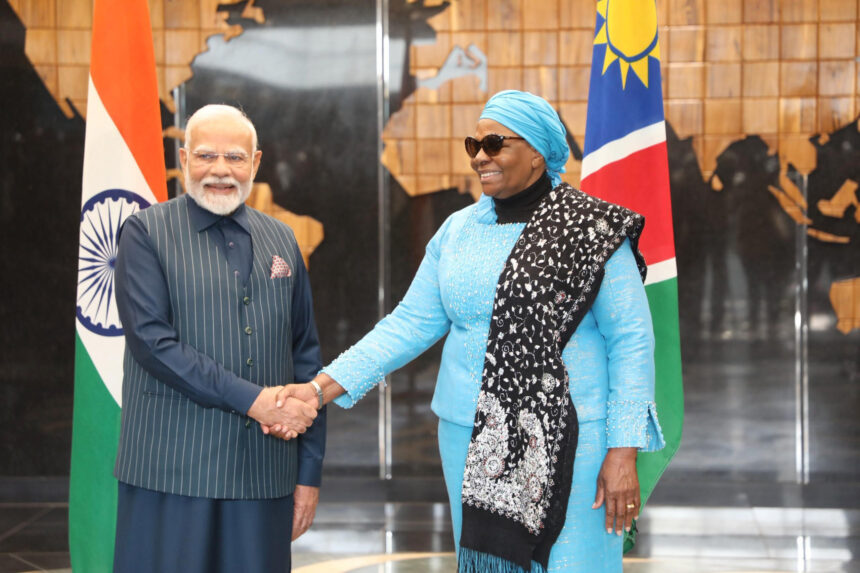 Namibia Namibiab ge Indiab ǂurusib ǂnamipe ūhâ ǂâiǀgauba ra ǁkhoreǁhare