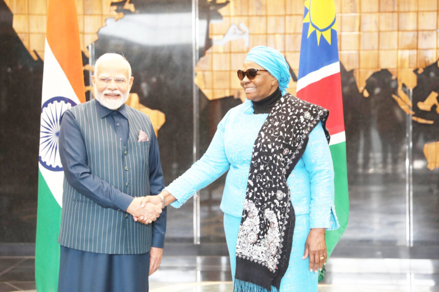 Namibia a egulula omweelo gwe …India paife ota vulu okundulukila mo iikwamiti