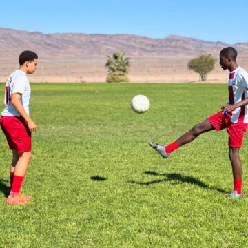 Rosh Pinah Rosh Pinah youth keep dreams alive through football