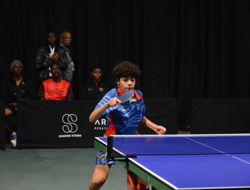 Namibian table tennis team exceeds expectations 