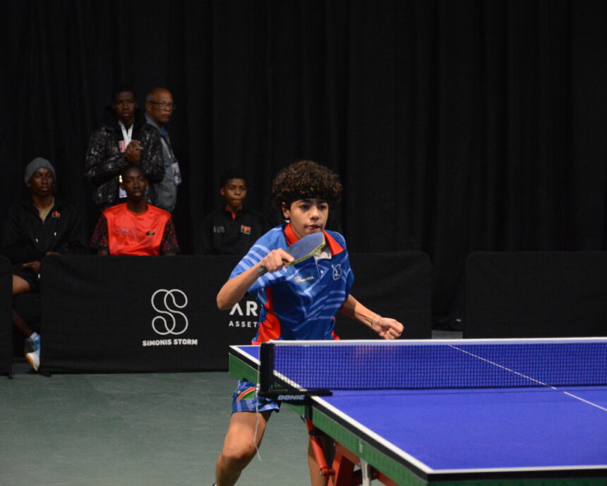 Namibian table tennis team exceeds expectations 