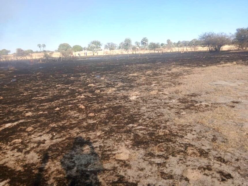 Oshakati council blamed for veld fire