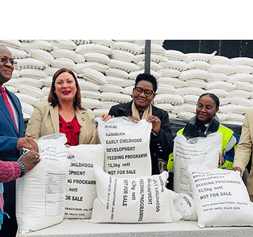 Govt pumps N$29m in food for ECD centres … Erongo gets 2 500 instant pap bags 