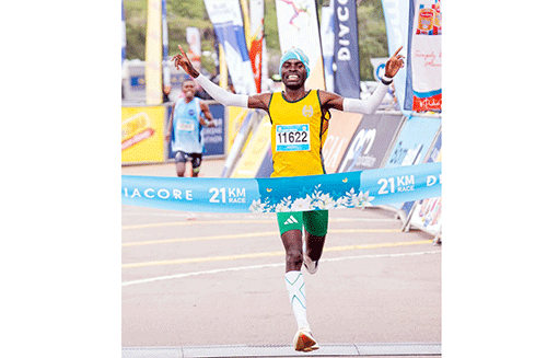 Matheus clinches bronze in Botswana half marathon