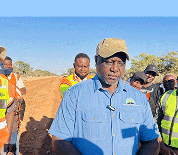 Lutombi impressed by Kavango East road projects