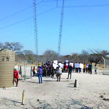 Khwe demand Ndoro hostel jobs 
