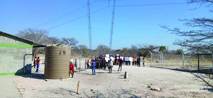 Khwe demand Ndoro hostel jobs 