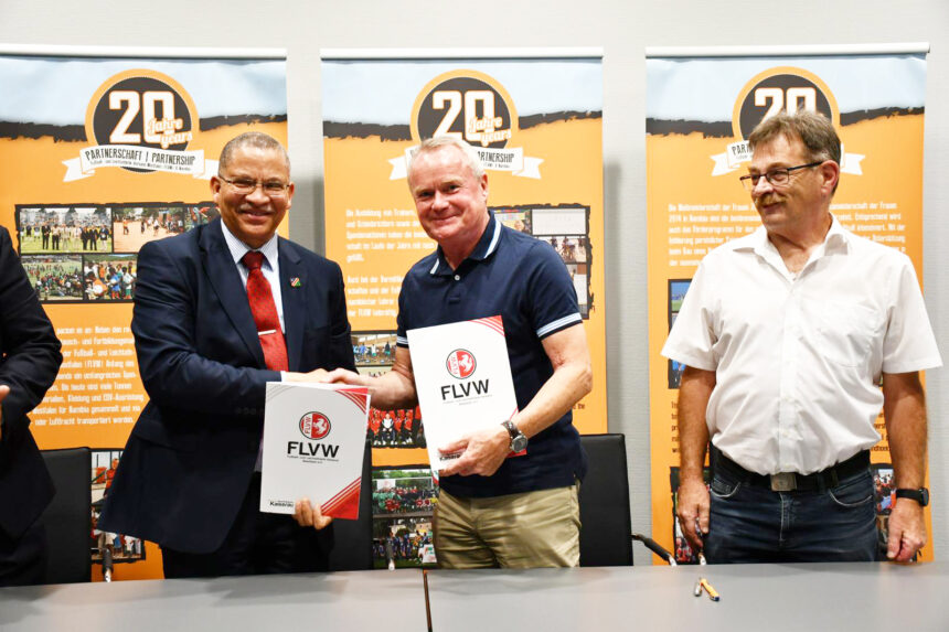 Namibia (1) Namibia and Germany renew 30-year youth sport exchange partnership