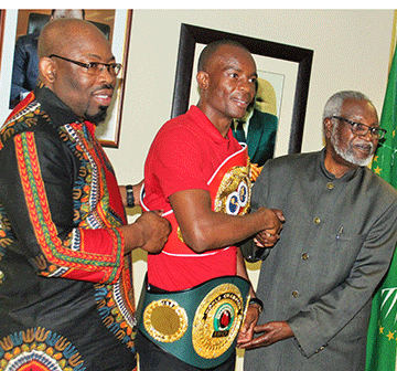 Tobias: Champion of Namibian boxing