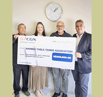 Table Tennis gets N$260 000 boost 