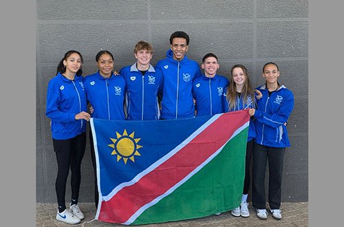 Namibia rakes in records at swimming championships