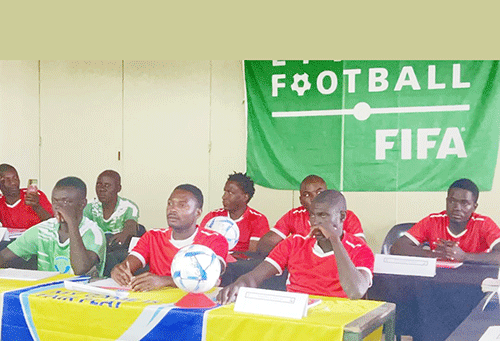 Kefa tutors aspiring soccer coaches