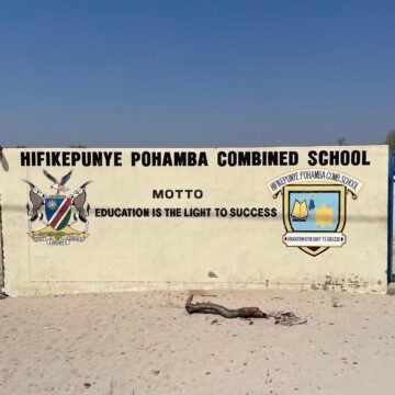 Private sector feeds Namibian child