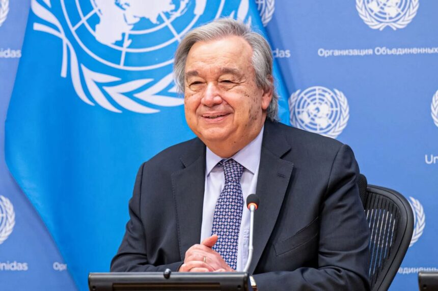 UN chief calls for silencing of the guns