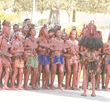 Opuwo Opuwo youth choir takes culture to Mauritius