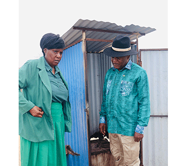 Prime-Minister Govt injects N$31m into rural sanitation …PM dissatisfied with Mururani Sanitation Project